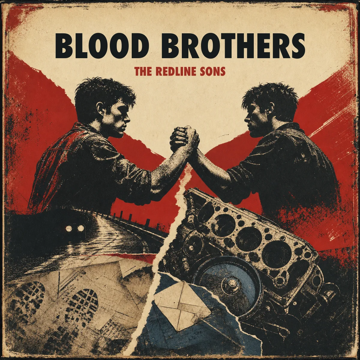 Blood Brothers by The Redline Sons, sleeve