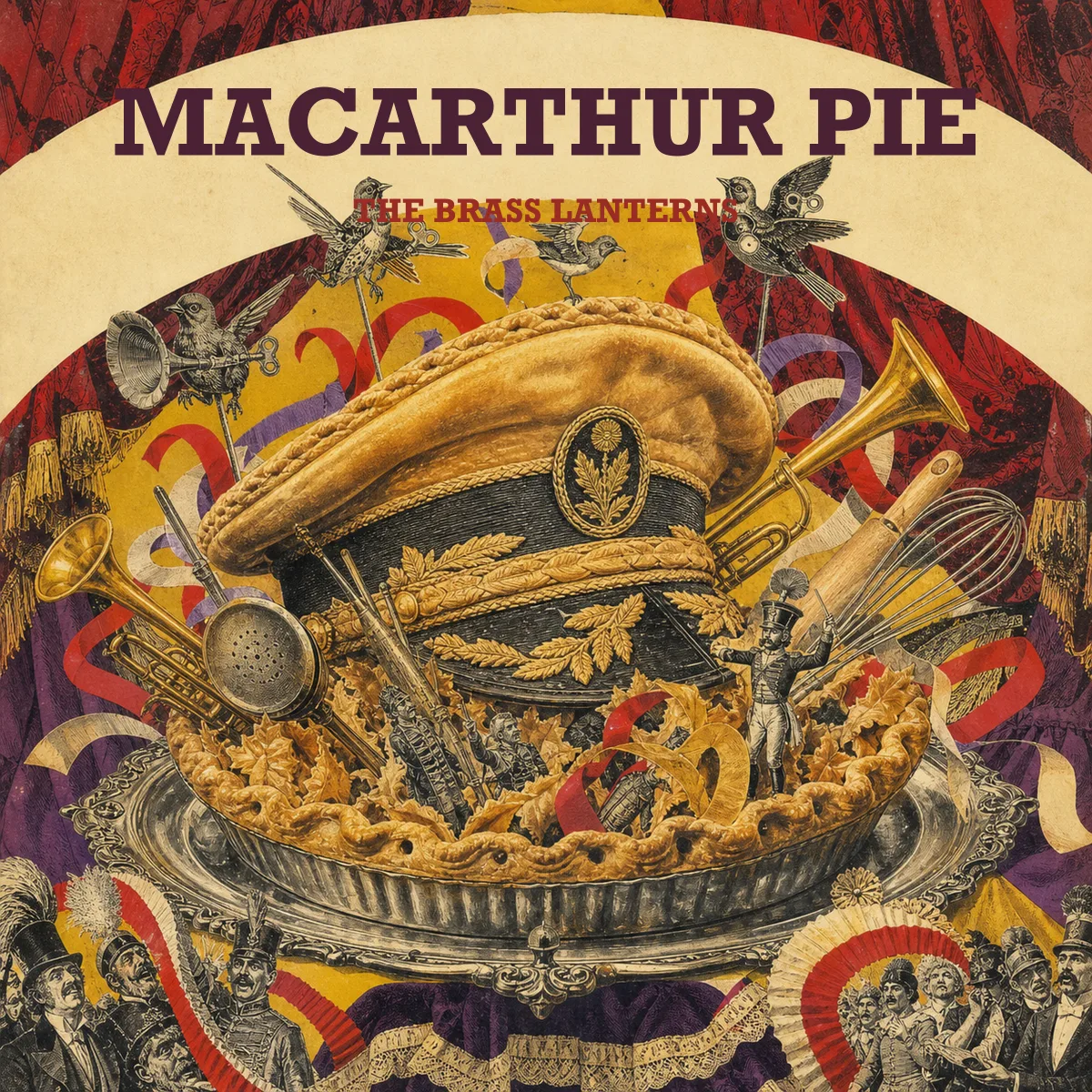 MacArthur Pie by The Brass Lanterns, sleeve