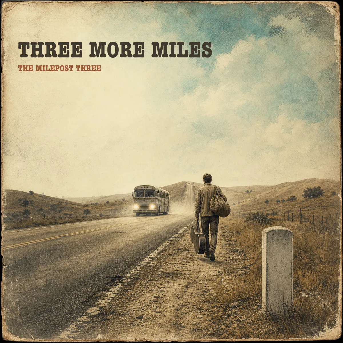 Three More Miles by The Milepost Three, sleeve