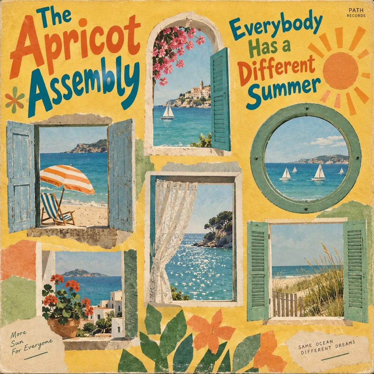 Everybody Has a Different Summer by The Apricot Assembly, sleeve