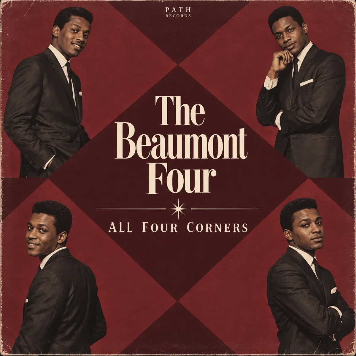 All Four Corners by The Beaumont Four, sleeve