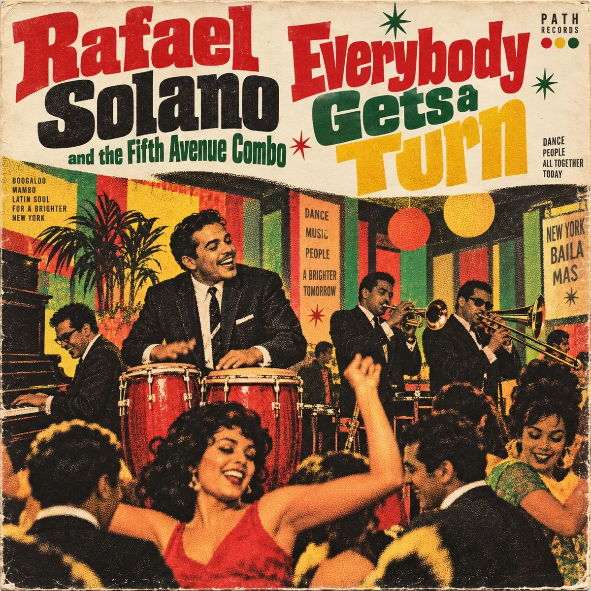 Everybody Gets a Turn by Rafael Solano and the Fifth Avenue Combo, sleeve